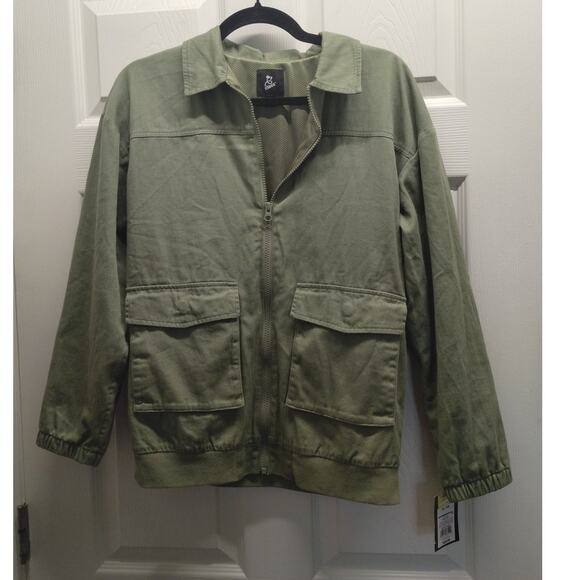 Art Class NWT Kids' Size XL Green Collared Zip-Up Jacket with Pockets *FLAW* - Picture 1 of 9